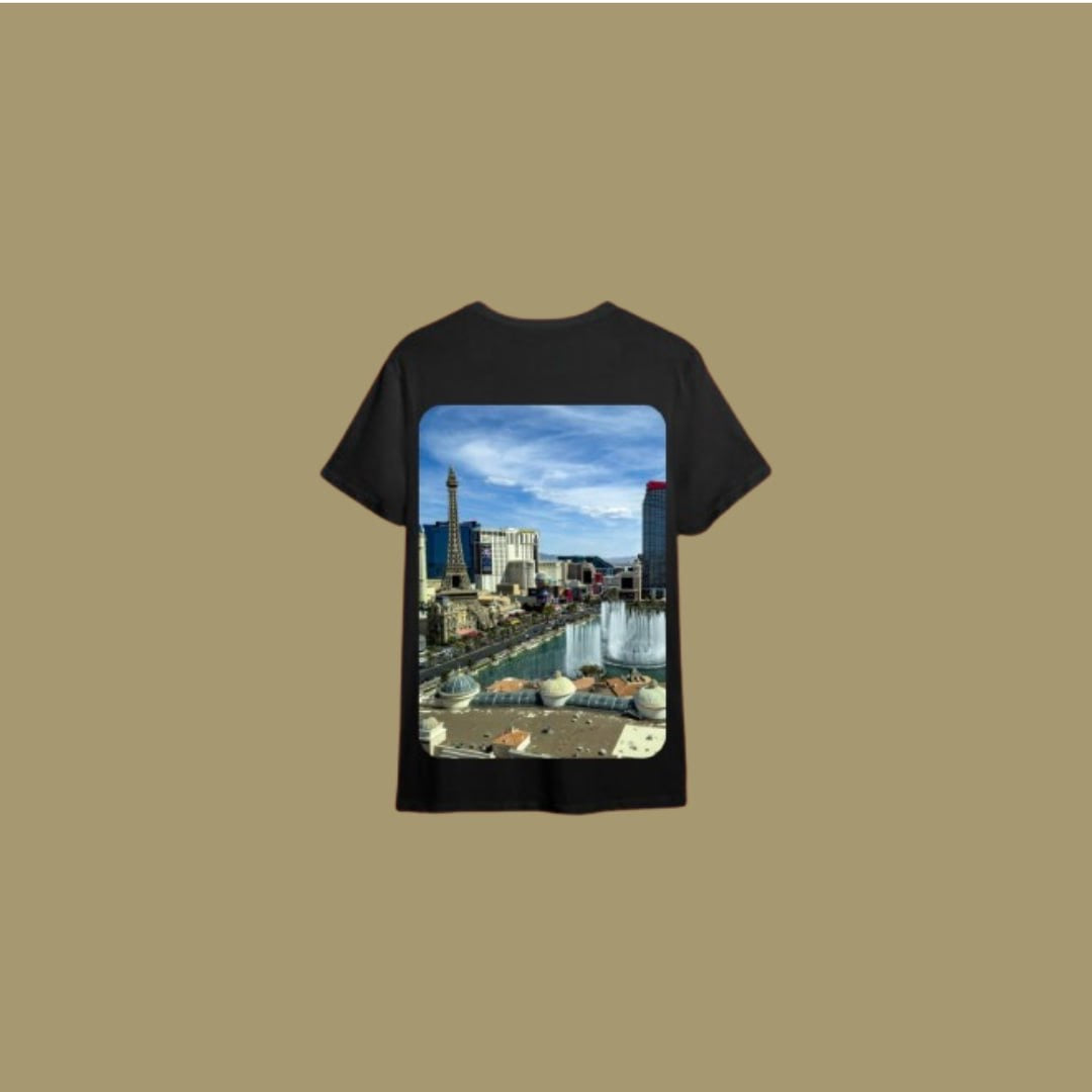 Las Vegas Black Tee