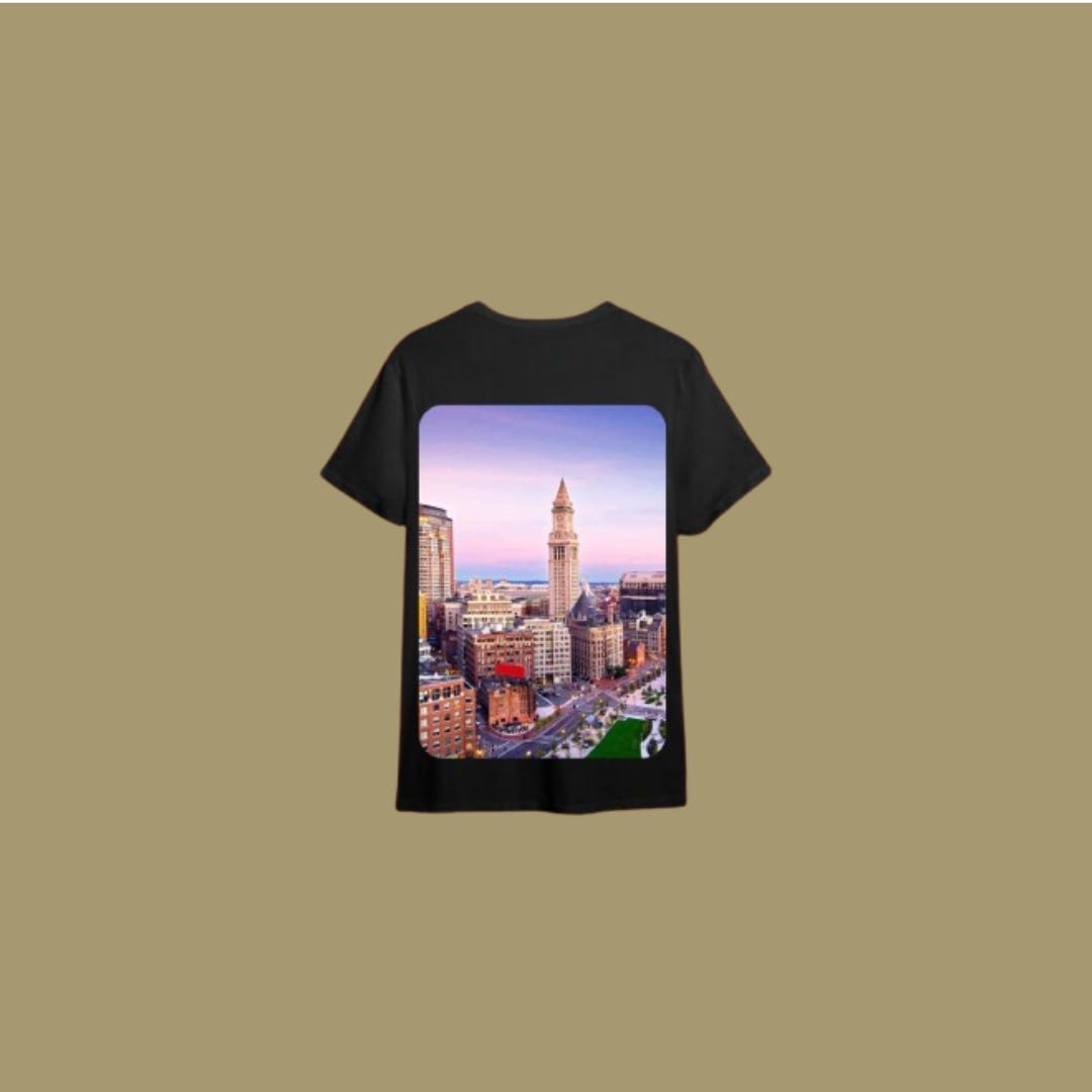 Boston Black Tee