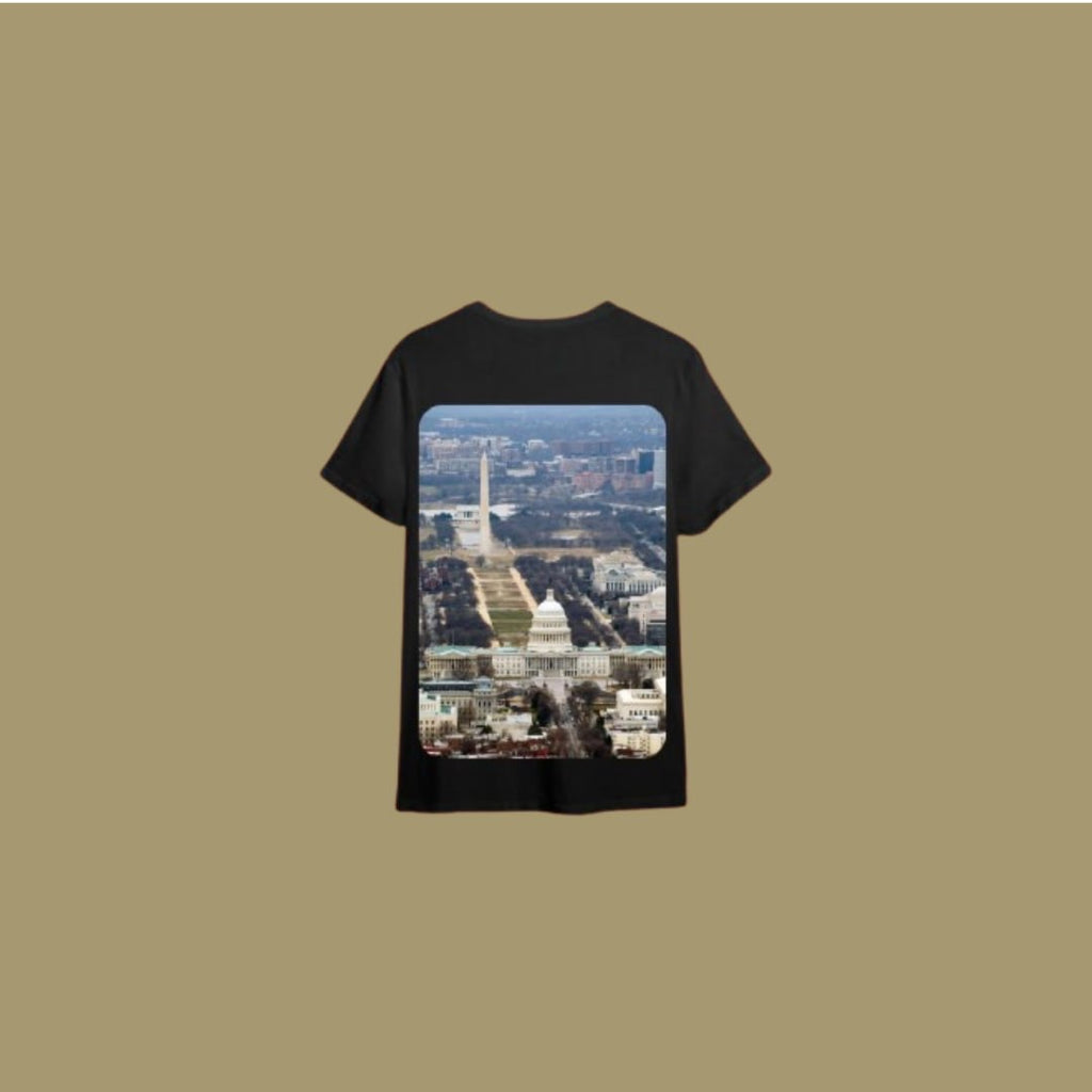 Washington D.C. Black Tee