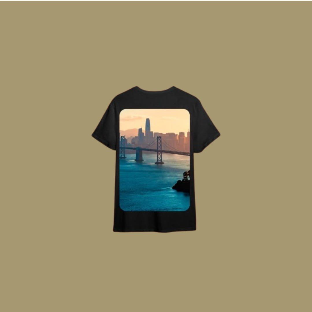 San Francisco Black Tee