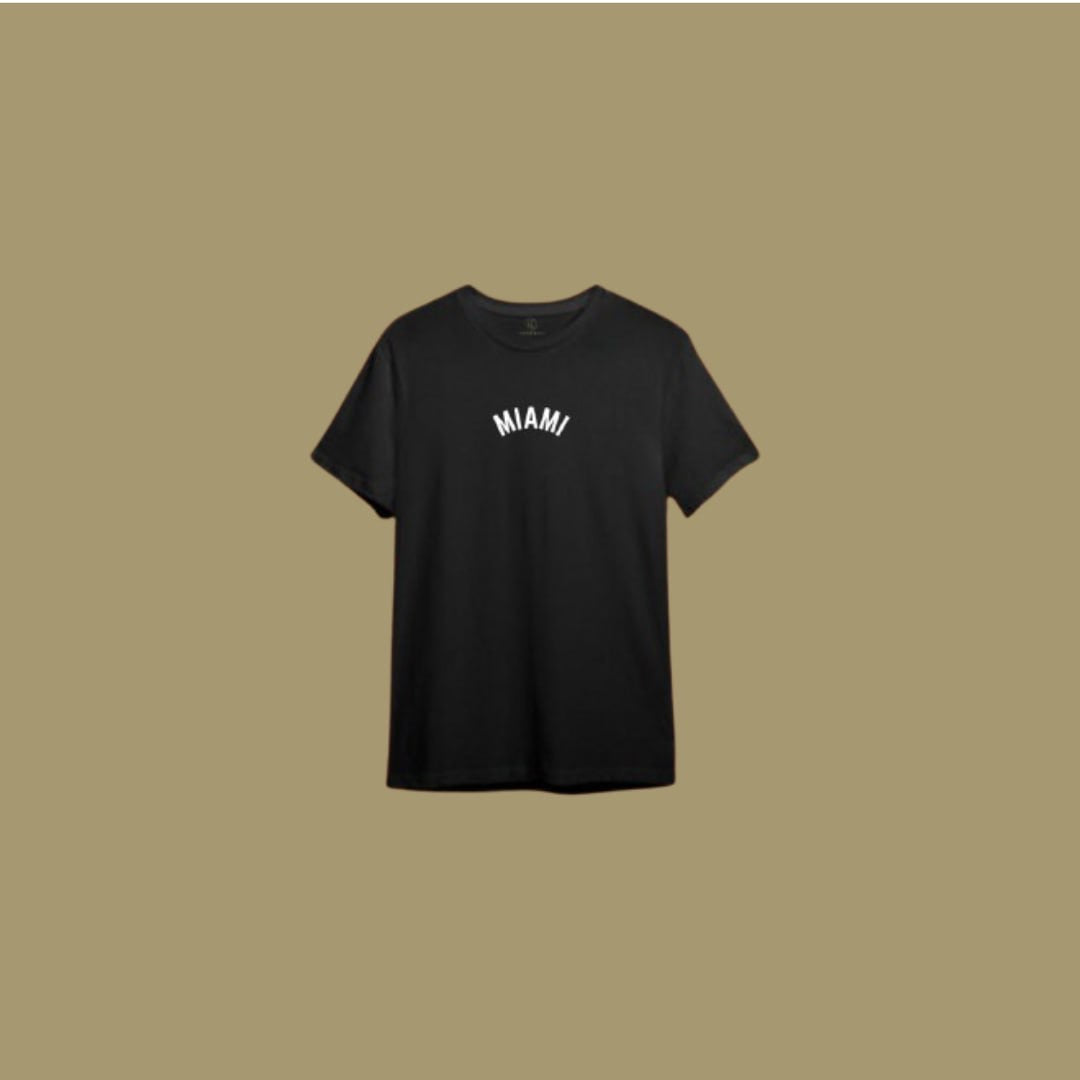 Miami Black Tee