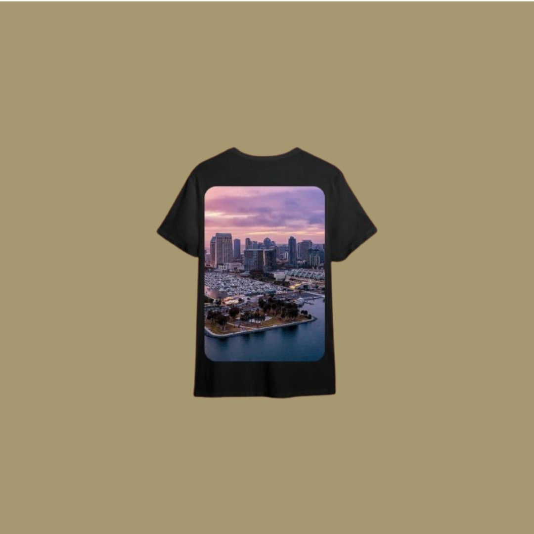 San Diego Black Tee